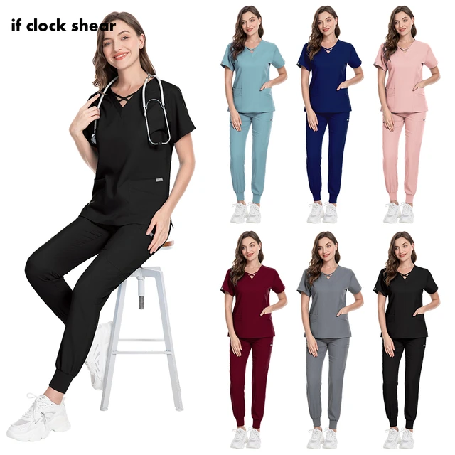 Antorchas sangrado Petrificar Uniformes de trabajo de ortodoncia para mujer, traje de Jogger quirúrgico,  uniformes médicos, conjuntos de enfermería para cirugía hospitalaria,  farmacéutico, venta al por mayor _ - AliExpress Mobile