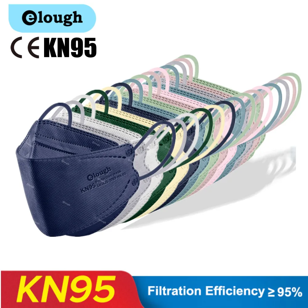 Маска Cubrebocas KN95 FFP2 Mascarillas FPP2 Mascherina FFPP2 Защитная 4-слойная тушь для ресниц маски