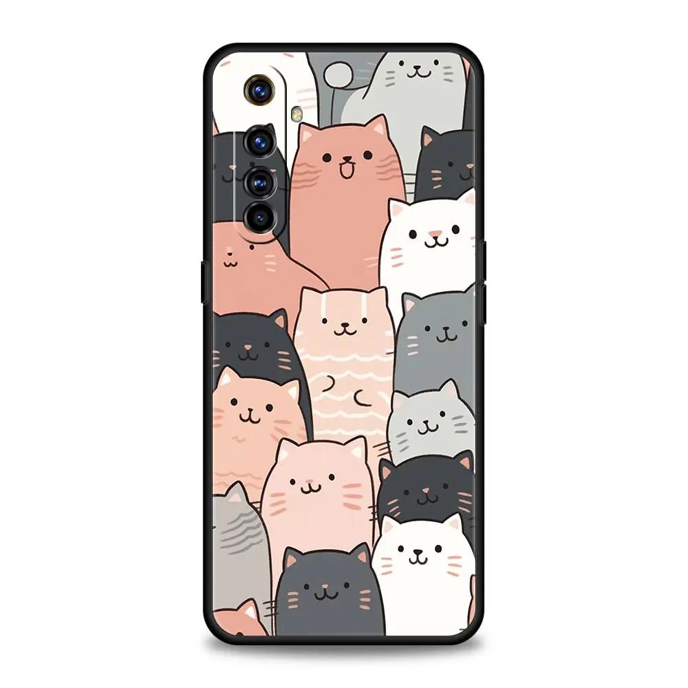 Cat-Printed Phone Case Cover with Enhanced Durability