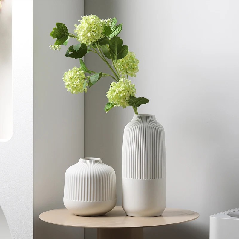 Ceramic Vase Decoration Living Room Flower Arrangement Decoration Light Luxury High-end Flower Arrangement Handicraft Decoration 4