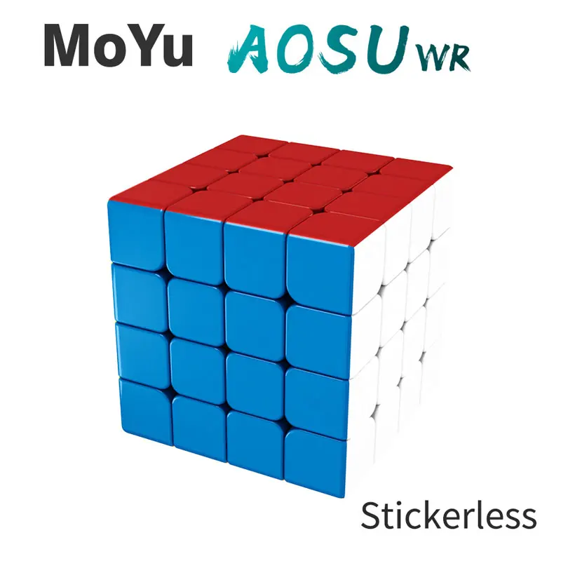 

MoYu AoSu WRM Magnetic Magic Cube 4x4x4 4x4 Professional Speed Puzzle Children's Fidget Toy 4×4 Cubo Magico for Games