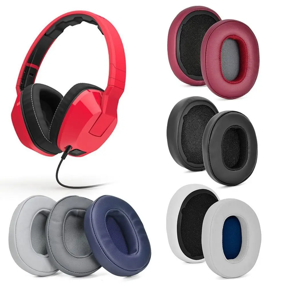 

Protein Leather Ear Pads Replacement Sponge Earbuds Cover Soft Headset for Skullcandy Crusher Wireless/Crusher ANC/Hesh3