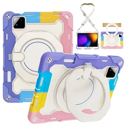 Supporto per tablet pesante con maniglia girevole a 360 gradi e armatura shockproof a 3 strati