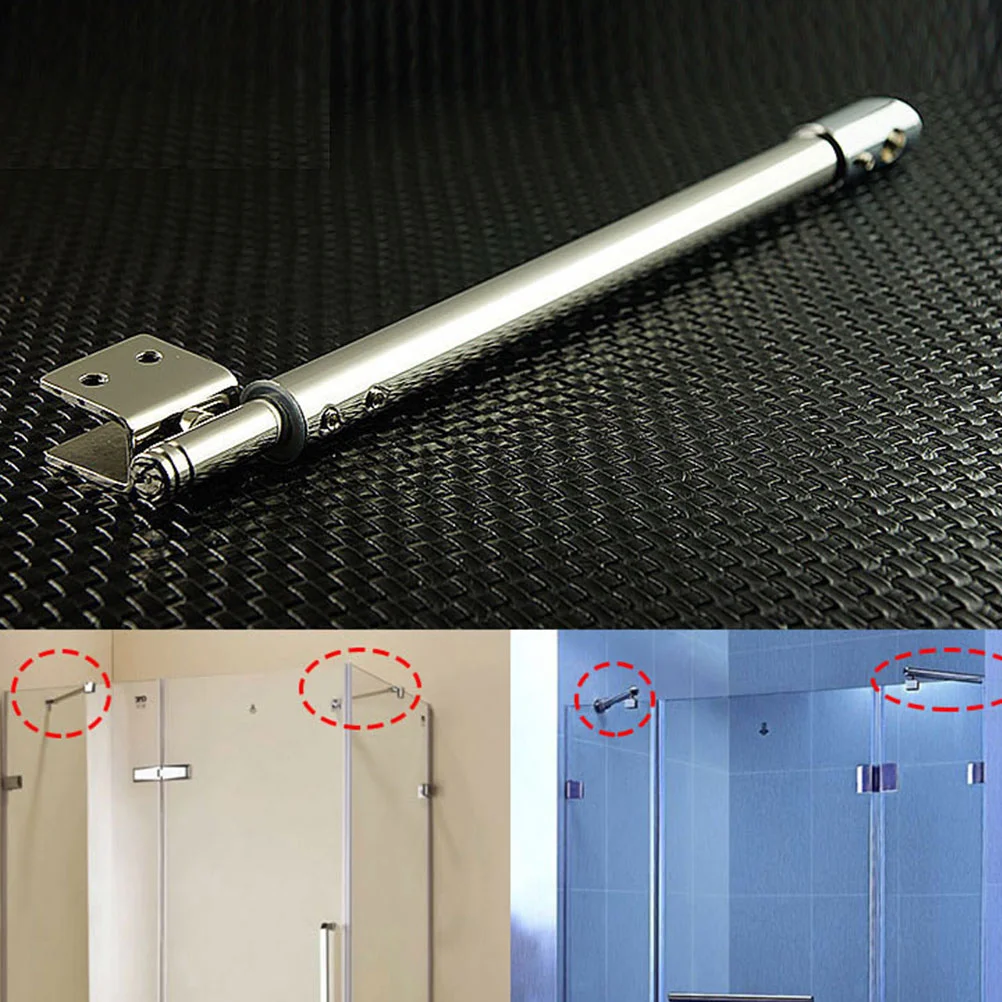 Double 304 Stainless Steel Shower Door Support Bracket Glass Mounting Brackets