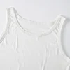 1/3 Piece Men's Four Seasons Black And White Classic Color Basic Vest Plus Size Youth Sports And Leisure Running Joker Bottoming 5