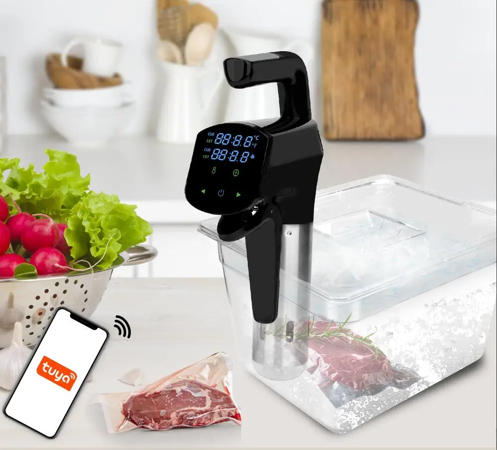 Description Picture 2 of itemApp Control Sous Vide Cooker IPX7 Waterproof Heater Immersion Circulator Slow Cooker with Digital Display Reservation Function