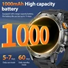 LIGE 1000mAh Super Capacity Battery Adult Men Smart Watch 1.7-inch Large Screen Bluetooth Call IP68 Waterproof SmartWatch Sports 2