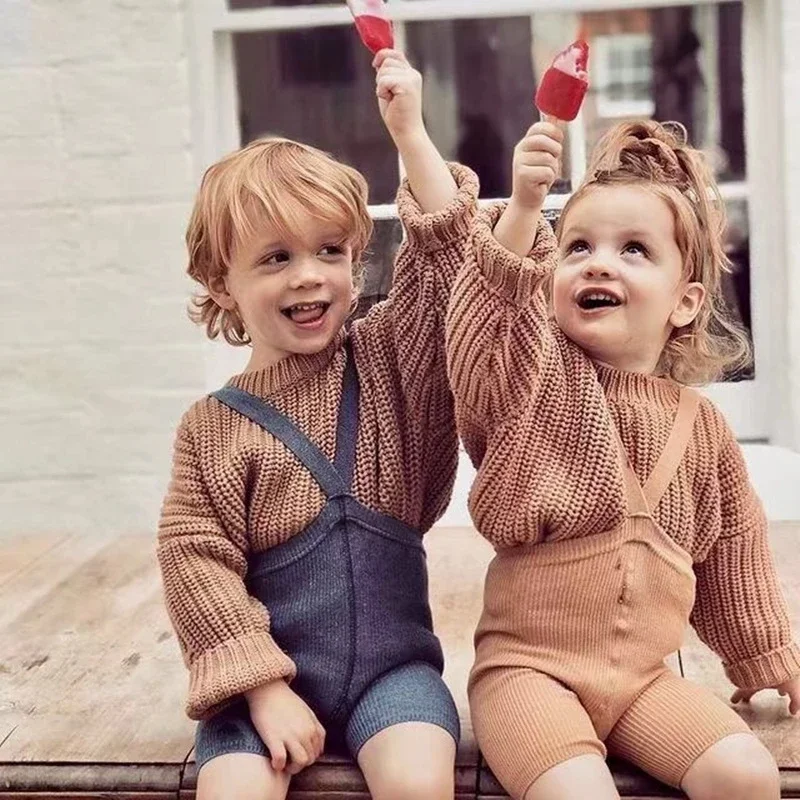 Baby Suspender Pantyhose New Summer SS Brand Infant Tights Girls Boys Cute Solid High Waist Bandage Overall Breathable Leggings