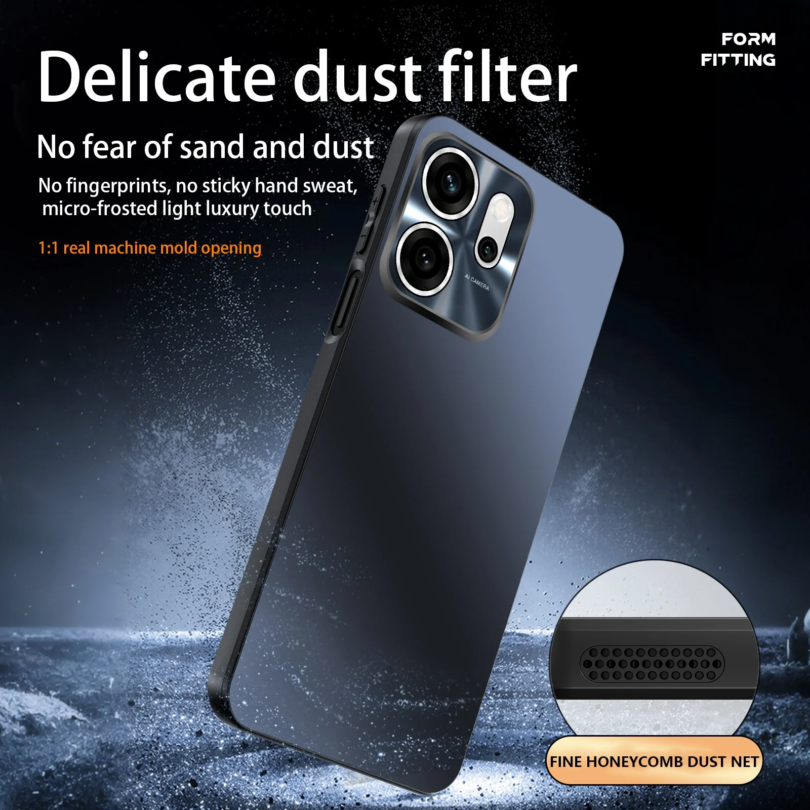 Matte Feel Phone Case with Full Lens Protection and Scratch Resistance