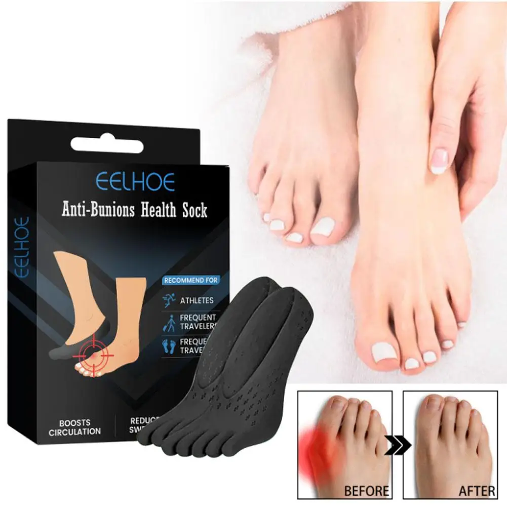 Unisex Anti-Bunions Health Sock Hallux Valgus Correcting Bunion Care Relief Breathable Aching Foot Sock V7Z8