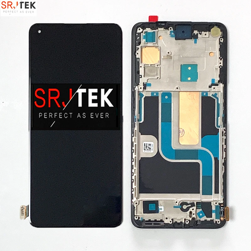 

6.55'' AMOLED Original For Oppo Realme X7 Pro RMX2121 LCD Display Screen Frame Touch Panel Digitizer For Realme X7 Pro 5G LCD