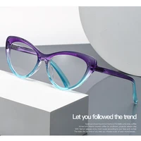 2024 Butterfly Presbyopia Women's Glasses Purple Green Cat Eye Reading Glasses Frame Blue Light Blocking Reading Glasses For Men 1
