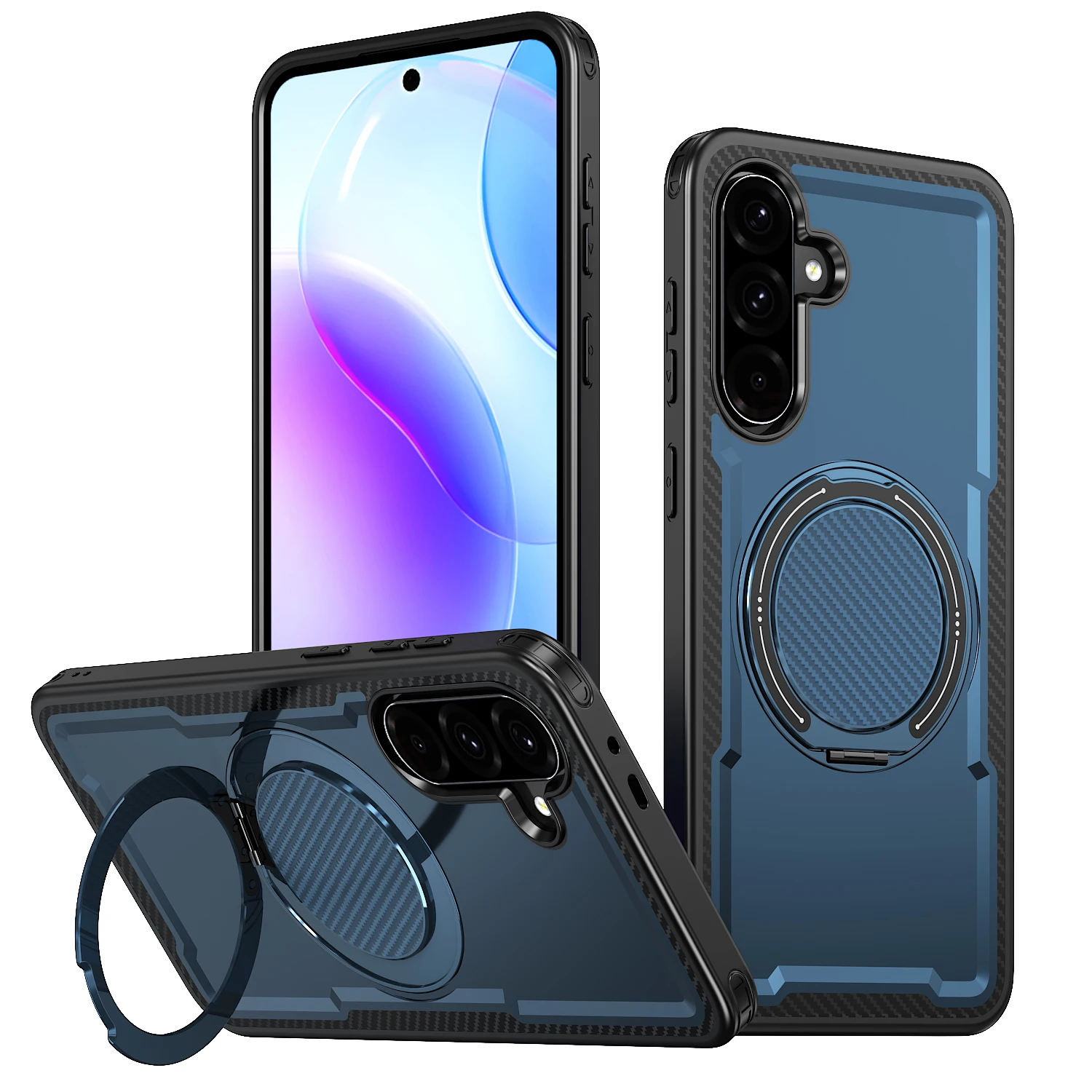 360° Rotating Magnetic Metal Bracket Phone Case