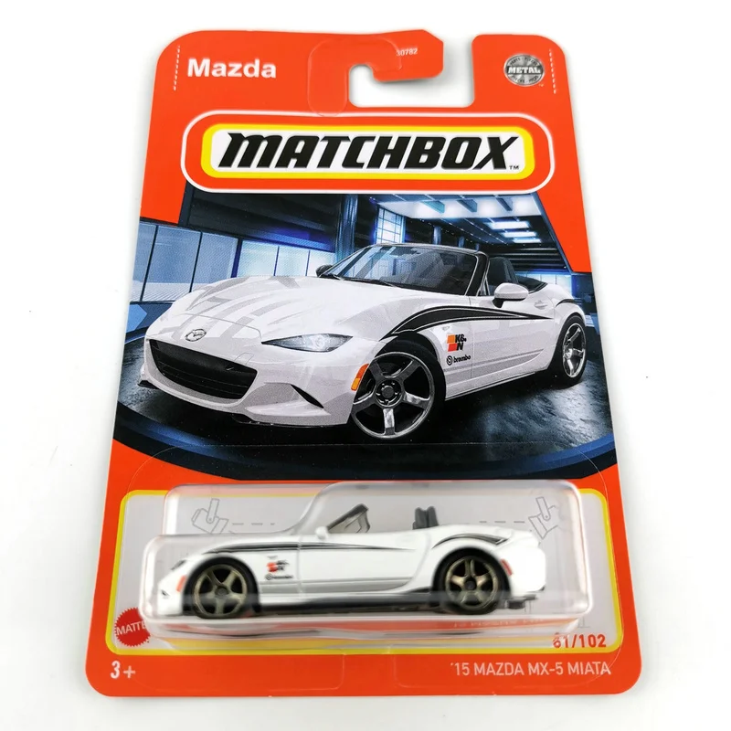 Matchbox-車のおもちゃのコレクション,金属,マゼダ2022 miata/64,キャスト,モデルMX-5