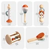 5Pcs Baby Musical Instruments Sensory Rattle Toys Early Educational Baby Musical Toys Montessori Toys Birthday Gifts for Kids 6