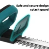 21V Cordless Electric Hedge Trimmer Dual-Blade Garden Trimmer Tea Tree Hedge Trimmer Pruning Saw Lawn Yard Mower 3