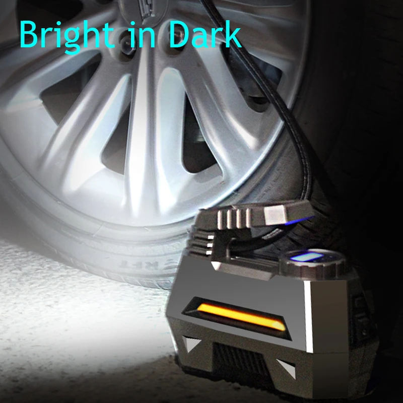 air pump electric tire inflator air compressor pump air compressor tire inflator inflatable pump car air compressor portable inflatable pump 12V automobile tire inflator mini electric for travel boat