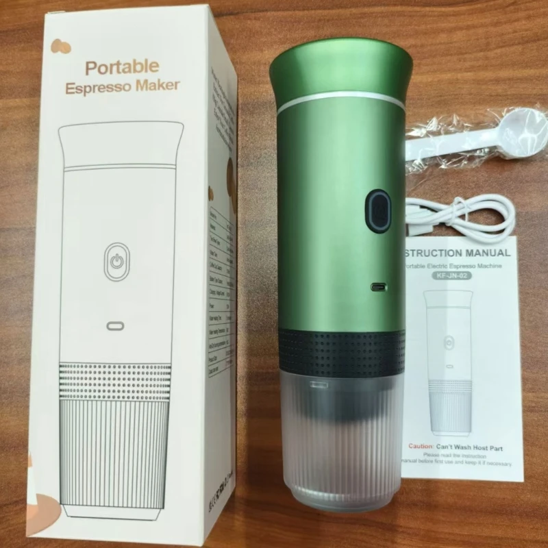 Espresso Coffee Maker ABS Texture Various Color Portable for Car Home and Camping for Coffee Caplet and Powder Brewing 5