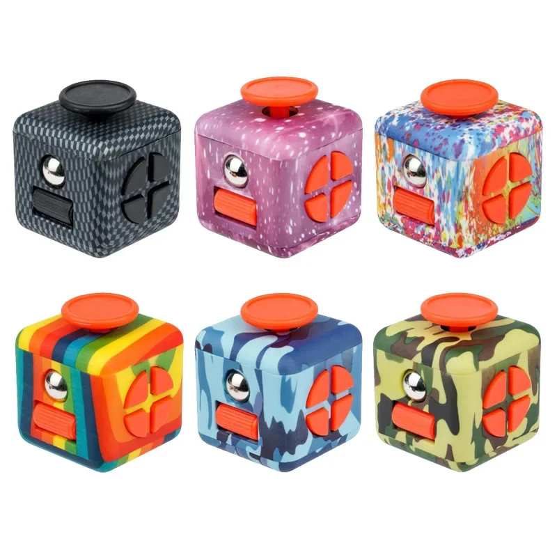 

Five Generation Square Antistress Cube Handle 6-Sided Finger Magic Cube for Children Adults Stress Reliever Toys Cube Toy