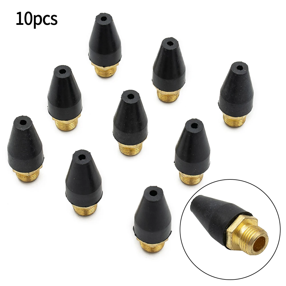 

10 шт., док-станция 10 шт., запасная головка для выдувного устройства, 1/8 дюйма, NPSM 3 мм/0,12 дюйма, высокое качество