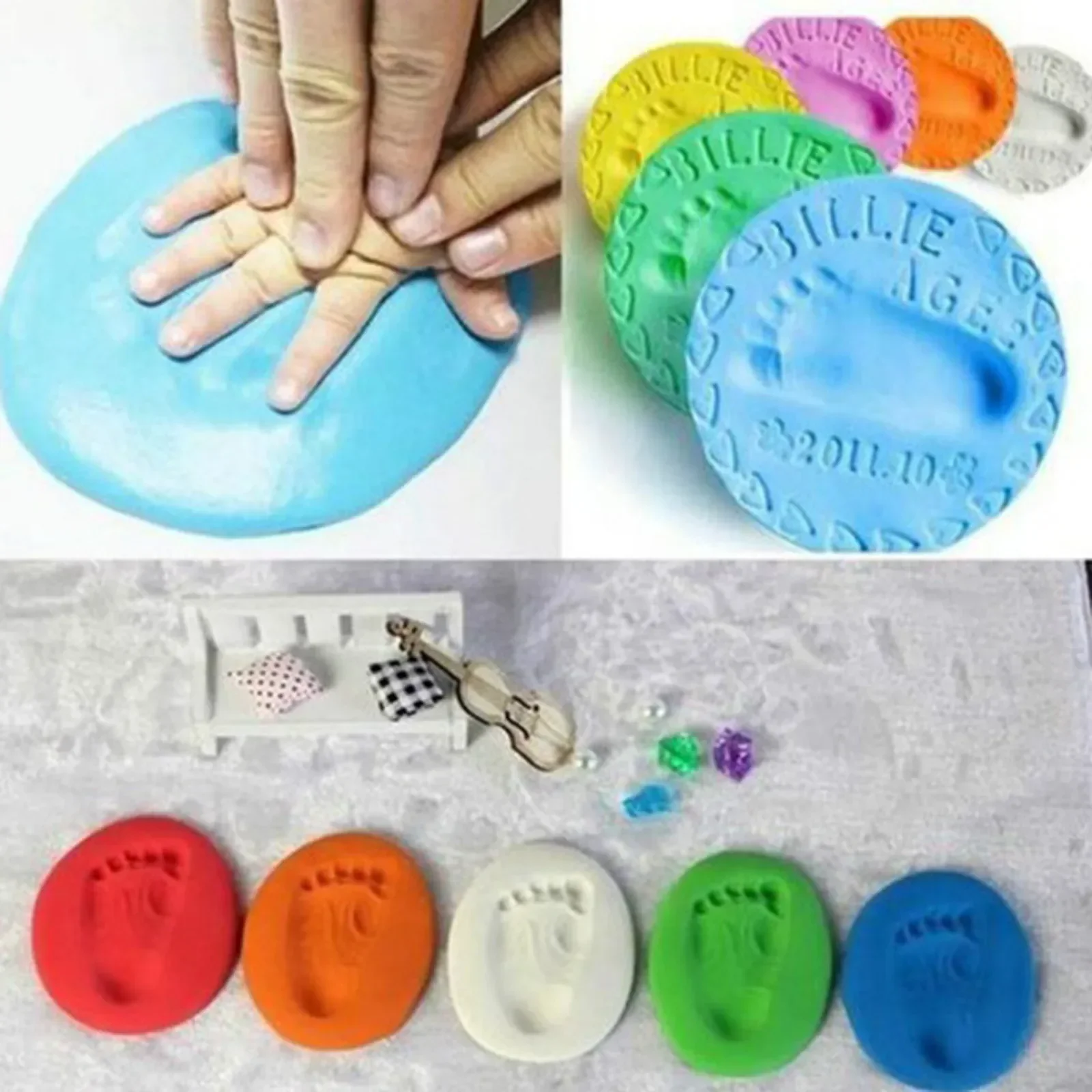 Baby Handprint Clay Kit 2