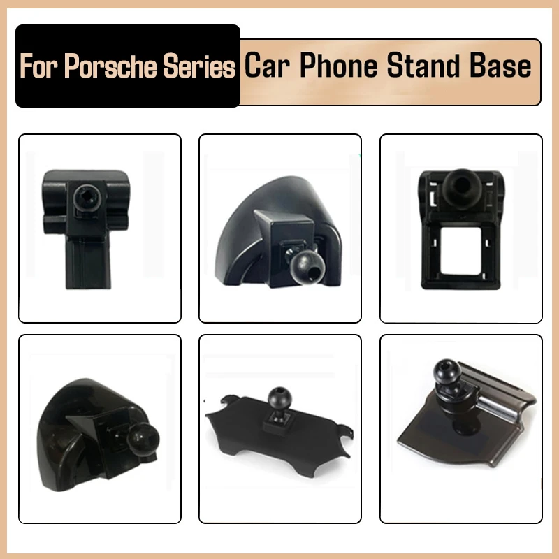 자동차 내 휴대폰 홀더 베이스, 360 ° 회전 휴대폰 스탠드 고정 버클 클립, 포르쉐 팔라멜라 카이엔 마칸 718