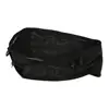 Black Waist Pack Multi Pocket Elastic Mesh Fabric Waistbag Waist Pack with Fixed Belt Fanny Pack Waistbag Mesh Fabric Waist Bags 5