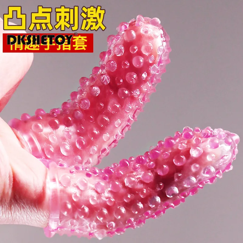 2pc G Spot Massage Finger Sleeve Clitoris Stimulator Sex Toys For Men Women Masturbator Vaginal Massager Flirting Adult Supplies sex toys