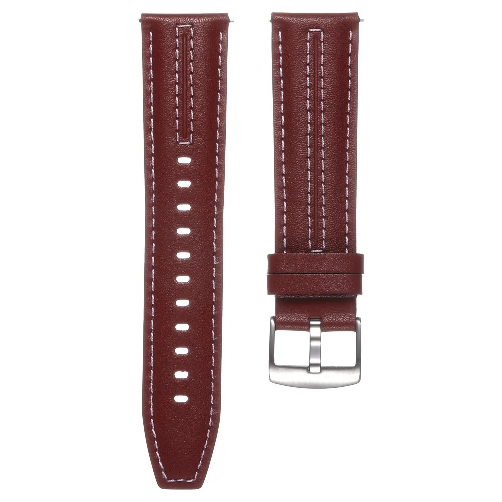 Premium Leather Watch Strap, 18mm/22mm, Business & Sports Style