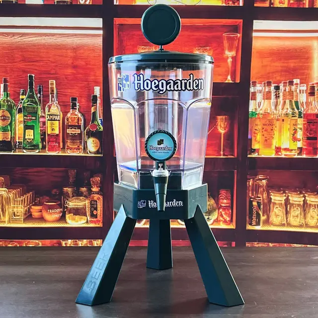 Dispensador de bebidas en torre de cerveza de 3 litros con dispensador de  bebidas de jugo LED, dispensador de bebidas frías para cocina, fiesta, bar