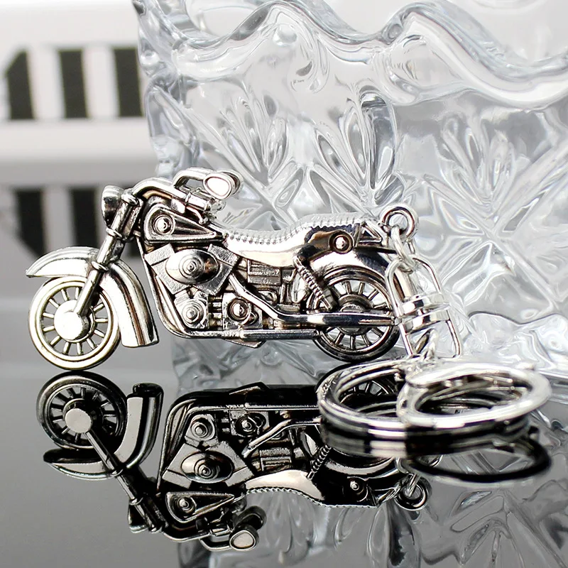 Alloy Motorcycle Keychain Pendant Personality Key Chain For Male And Female Students