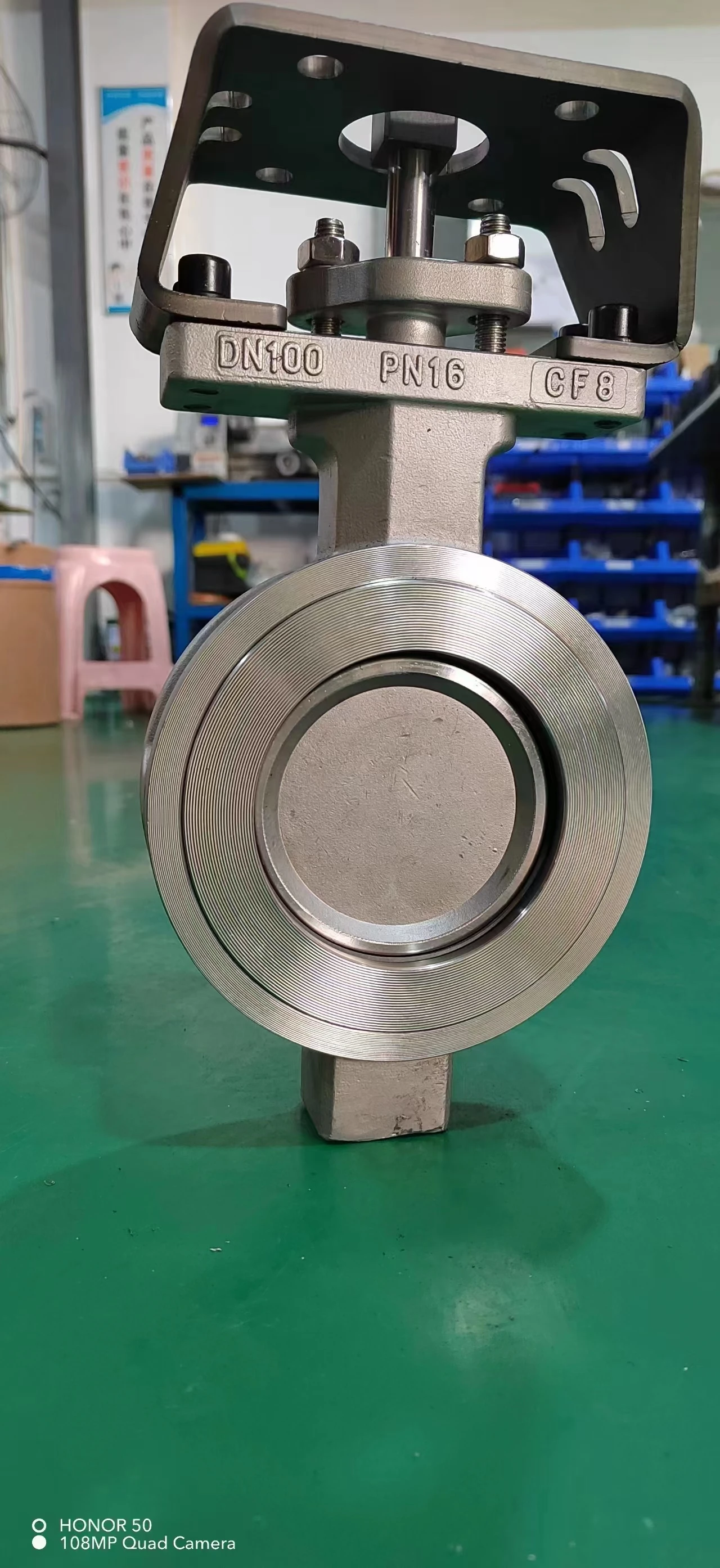 

SC40 manual wafer butterfly valve, stainless steel wafer butterfly valve