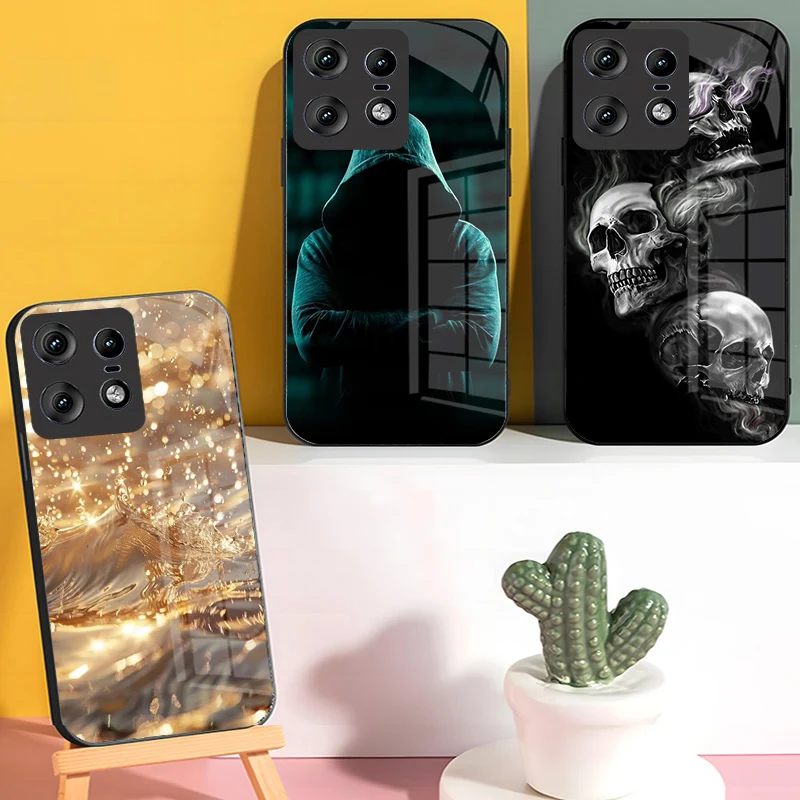 Luxury Tempered Glass Phone Case - Full Protective Shell s