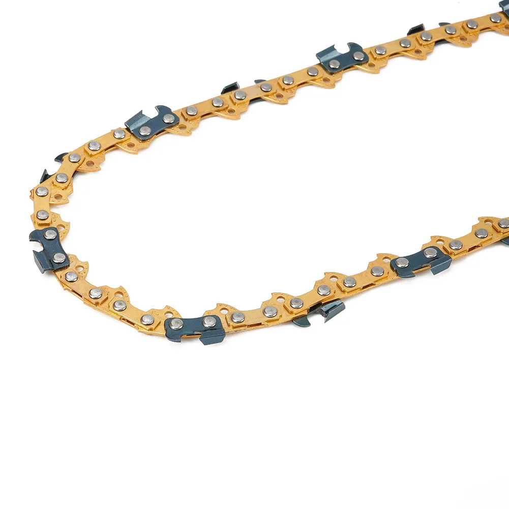

16 Inch Chains For Chainsaw Gold Electric Saw Chain Blades Carbide Replacements Chainsaw Parts Garden Power Tool Accessories