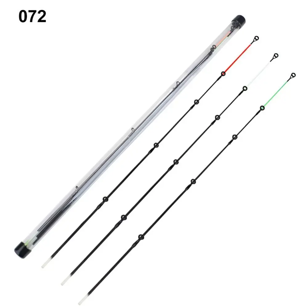 Hochwertige, einziehbare Eisfischerrute mit Spitze, 120g M/L/H, tragbare Spinnrute aus Kohlefaser und Fiberglas für den Winter, Angelzubehör – Detail 5