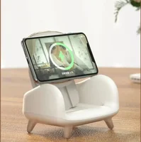 1PC Wireless Charger Compatible For ios Android Phone 15w Fast Charge Sofa Chair Phone Holder Stand For Home Creative Decoration - Image 5