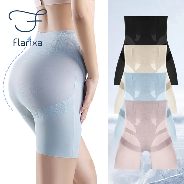 Ultra Slim Tummy Control Hip Lift Panties,High Waist Shapewear Panties for  Women,Seamless Ice Silk Shaper Underwear (D,L) : : Clothing, Shoes  & Accessories