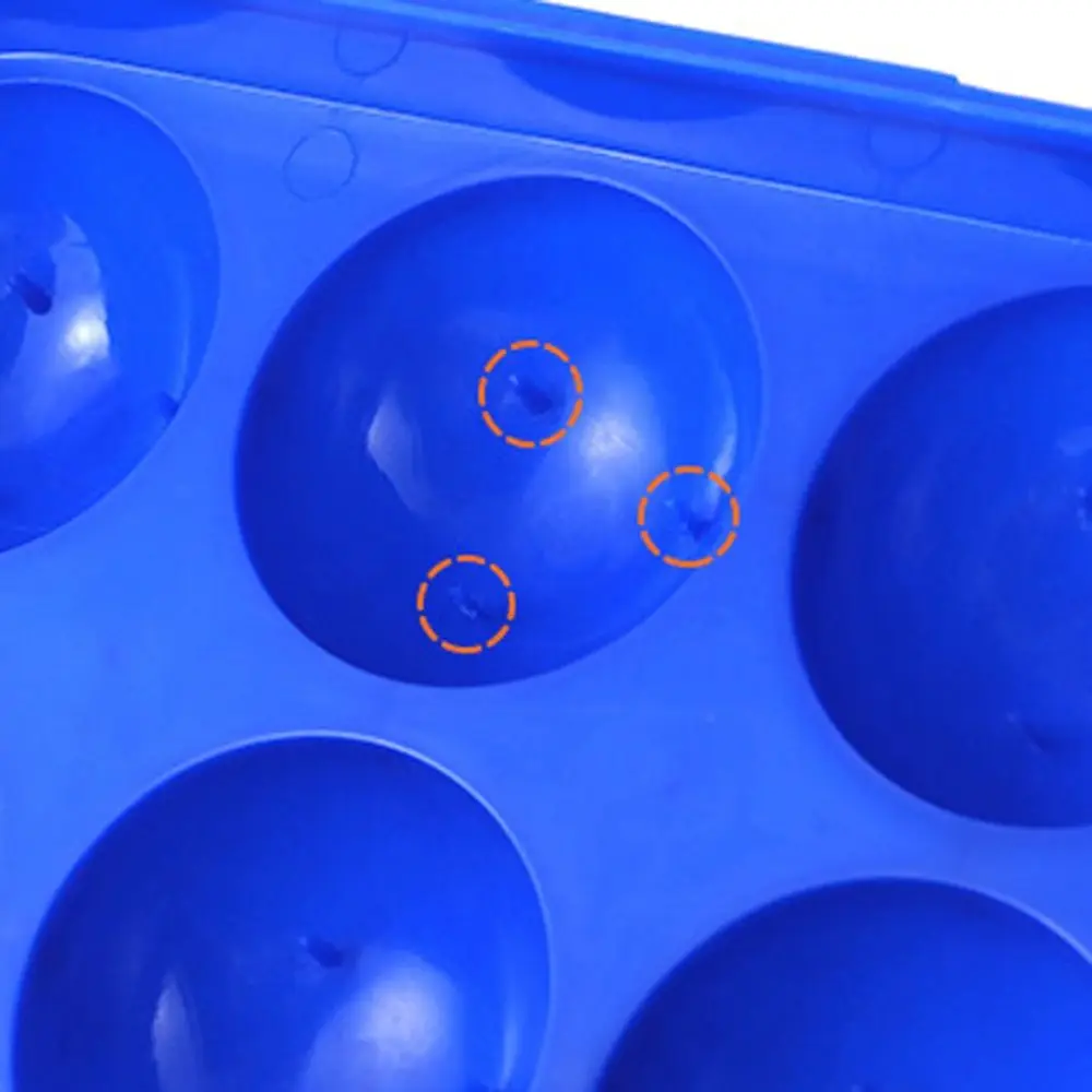 Portable Outdoor Tools Camping 6/12Grid Organizer Case Storage Box Eggs Case Egg Storage Box Egg Holder Eggs Box