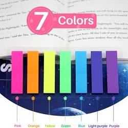 Colorful Translucent Sticky Notes and Page Flags Set - 140 Pcs (140pcs Sticky Notes)