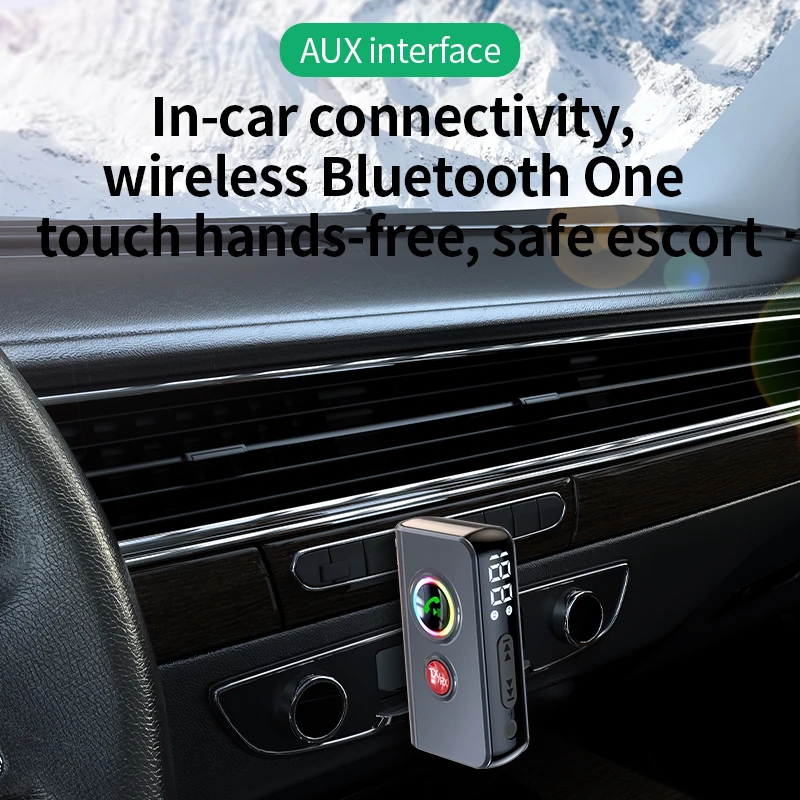 2 in 1 Bluetooth 5.4 Audio Receiver Transmitter AUX Wireless Audio Adapter Handsfree 3.5mm Jack for Car Earphones TV Speakers bluetooth adapter bluetooth audio receiver bluetooth transceiver adapter