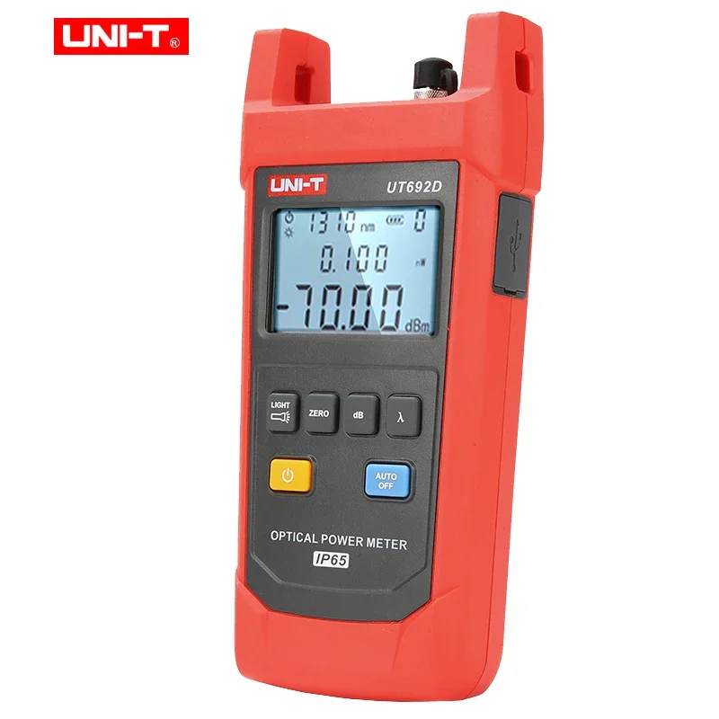 UNI-T UT692D/G Optical Power Meter IP65 FC/SC/ST Connector Handheld Optical Fiber Measurement Recall Visual Fault Locator