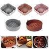 Airfryer Grill Pot Tray Bakeware Pan Air Fryer Baking Mat Mold Basket Silicone Plate Bowl Kitchen Oven Cooking Accessories Tool 2