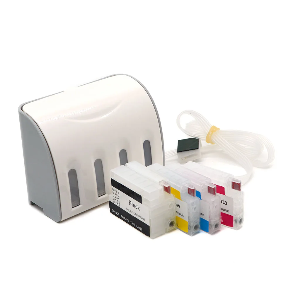 HP Designjet T120 T520 프린터용 리필 시스 잉크 시스템, 자동 리셋 칩 포함, HP711 HP711XL, 4 색