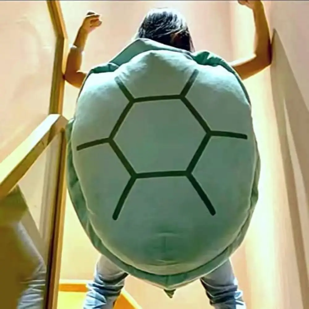 Extra Large Wearable Turtle Shell Pillows Weighted Stuffed Animal Costume Plush Toy Funny Dress Up, Gift for Kids Adults 6