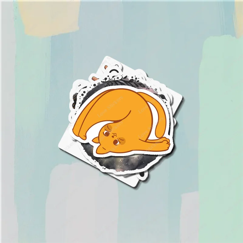 

5 шт., наклейки на стену в виде черной кошки для гостиной