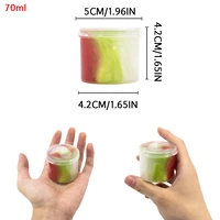 2.37oz Colorful Crystal Slime Putty Toy Kit - Super Soft Non-Sticky Pearlized Bouncy Mud for Kids Birthday Party Gift 2