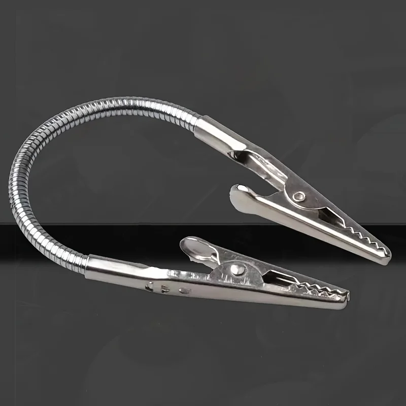Heavy-Duty Multipurpose Double-Headed Crocodile Clip Holder - Dual Clamp with thumbnail 3
