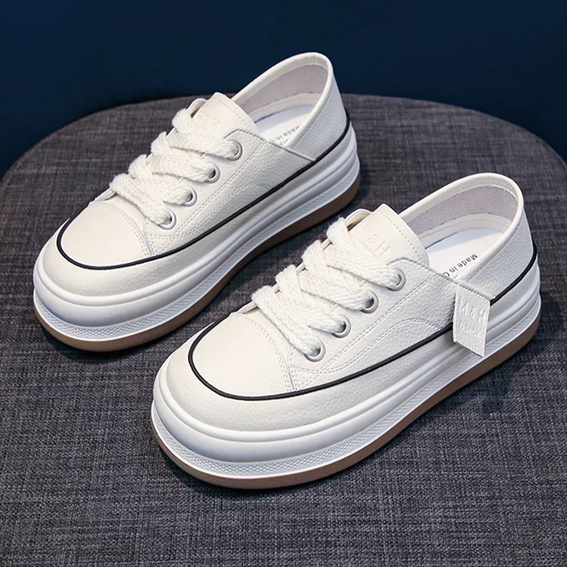 Sneakers Women Flats Platform Walking Shoes Spring Lace Up Casual Sport Running Travel Mujer Shoes