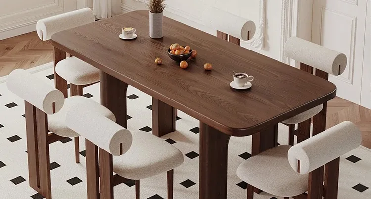 Description Picture 3 of itemModern Coffee Dining Table Set Complete Hallway Full Room Table Chair Complete Study Space Saving Wooden Console Comedor Luxury