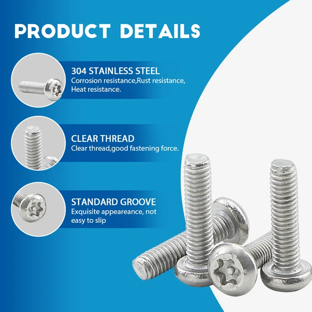 Steel Standard License Plate Fasteners